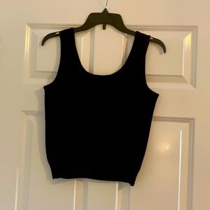 St John Knit Black Shell